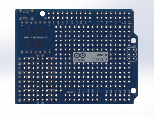 Arduino的原型护盾R3模型缩略图